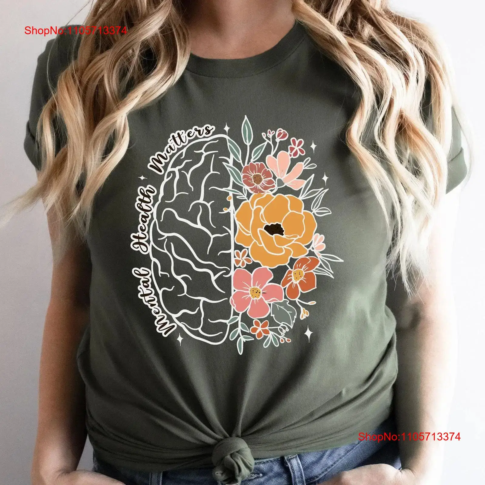 Health Wellness Mental Health - Mental Health Matters T Shirt Wellness
