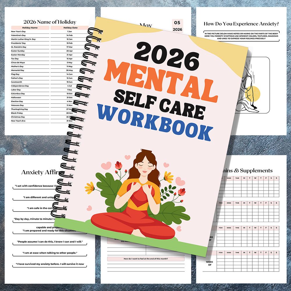 1PC 2026 Mindful Mental Self-C - Health Wellness Mental Health 评论和价格